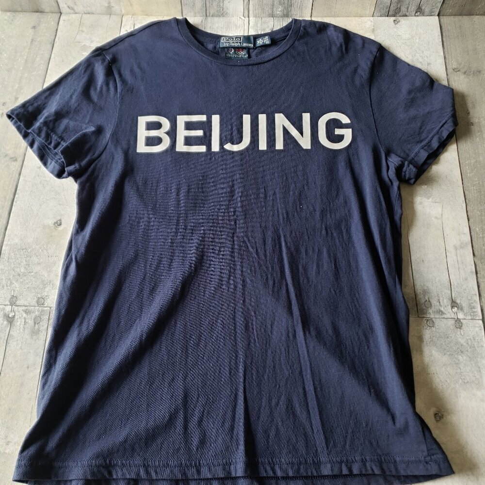 Vintage Ralph Lauren Beijing Crewneck Olympic Tee - Size M